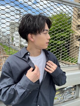 スミス 秋葉原(Smith) メンズパーマ/大人ショート/２０代３０代/ダークアッシュ