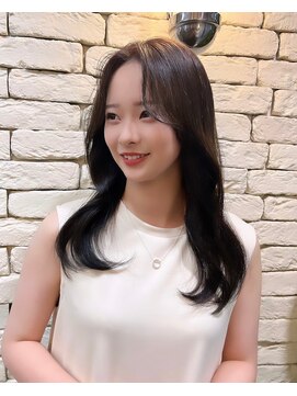 スティーロ 渋谷(Steelo) 韓国風レイヤースタイル×シアグレージュ