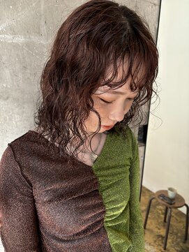 ハマモト 強めパーマ