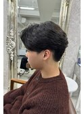 カルマパーマ岡山南中央町メンズパーマ波巻きパーマ