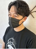 メンズ/メンズヘア/ツーブロック/大人男性/簡単セット/ショート