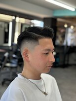 ヘアーラボ 樟葉(Hair Labo)&nbsp;サイドパート スキンフェード 南楠葉