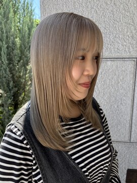 カペリベラ CapelliBella 香里園店 レイヤー/グレージュ/ブリーチ/20代30代