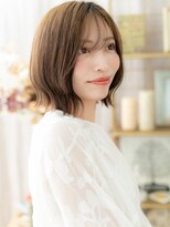 カバーヘア イヴ 戸頭店(COVER HAIR EVE)&nbsp;伸ばしかけ◎くびれボブディこなれ抜け感ヘアa戸頭20代30代40代