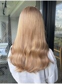 柔らかブロンドベージュ