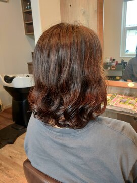 エニシ(Enishi) ボブの韓国風パーマ