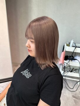 リアン バイ キートス(Lien by kiitos) ミルクティーベージュ/ベージュ/レイヤーカット