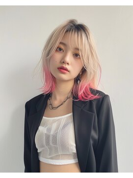 エヌプラス(N+) ホワイトグレージュミニウルフチェリーブラウンデジタルパーマ