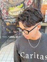 スウェル 船橋店(Swell)&nbsp;#ベリーショート#ダークアッシュ#ニュアンスパーマ#韓国マッシュ