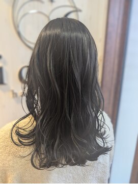 イコウヘアデザイン(icou hair design) オリーブグレージュ×ふんわりロング