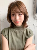 薄めバングワイドバングホワイトブロンドセミディ#231f0215