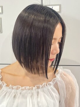 プルーヴ 秋葉原(prove) 30代40代大人女性/前髪ありショートボブ/ショートヘア/髪質改善