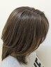 【髪質も同時にケア】白髪ぼかしカラー/カット/髪質改善トリートメント
