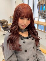 レイ(Lay.)&nbsp;【スタイリストArisa】ブリーチなしダブルカラーオレンジカラー