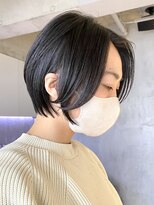 エリマバイフィフス 調布(elima by fifth) ショートボブレイヤーミディアム切りっぱなしボブレイヤー調布