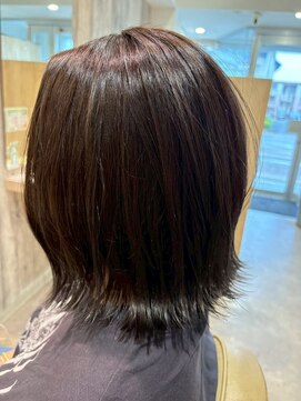 エヌアンドエー せんげん台店(N&A) 軽やかな外ハネの遊び心◎切りっぱなしボブ