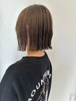 セイドット オモテサンドウ(Say. omotesando) Say.ボブミニボブヘーゼルグレージュアッシュブラック暗めカラー