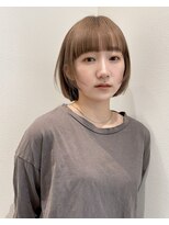 アペロ 柏(Apero) ミルクティーベージュ/透明感カラー/ミニボブ/フェイスレイヤー