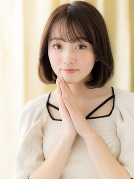 モッズヘア 越谷(mod's hair) ココアベージュ大人可愛いワンカールAラインボブY越谷20代30代