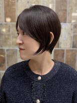 ピークアブー アヴェダ アトレ恵比寿(PEEK-A-BOO AVEDA) ショート/ショートボブ/前髪あり/骨格補正/恵比寿/30代/40代