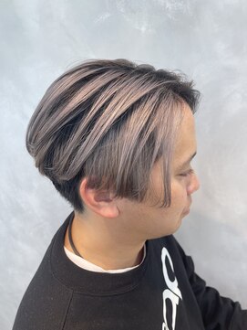 アコ(Aco) ショートバレーヤージュ/シルバーベージュ