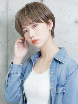 ニューヨークニューヨーク 寝屋川店(NYNY) ショートボブ/ミルクティーベージュ/透明感カラー/レイヤー