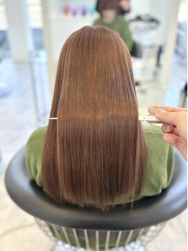 トップスタイル シズオカ(TopStyle SHIZUOKA) ブリーチなしダブルカラー×ミルクティベージュ