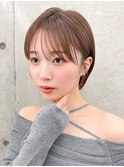 ショート/ショートボブ/顔周り/縮毛矯正/小顔/立川