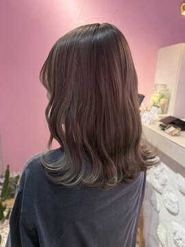 cheri by LAIDBACK 渋谷 韓国レイヤーカット/ボブ/ブリーチ/ダブルカラー ダブルカラー/透明感カラー