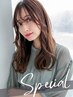 【限定】カット+カラー+髪質改善シェルパトリートメント 6600円