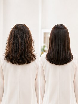 ビフィーノ リルネ(Bifino Rilune)の写真/梅雨の湿度に負けない。40代女性の髪質改善専門サロン