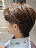 アウラ 近鉄八尾駅前店(Aura) センターパート/アッシュブラウン/ニュアンスパーマ/近鉄八尾