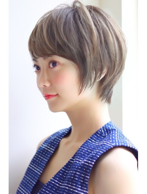 Grow 高橋 苗 16大人可愛い小顔ショート L ガーデン ハラジュク Garden Harajuku のヘアカタログ ホットペッパービューティー