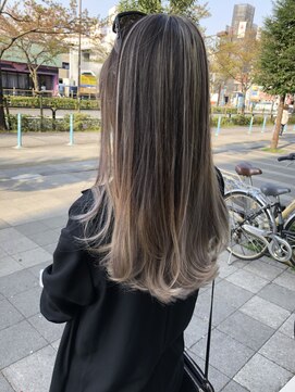 ルララドゥ 【ララドゥ】ホワイトアッシュグラデーション