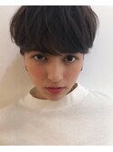 外国人風【デザインカラー】【丸みショート】【無造作カール】