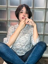 ヘアーラウンジトリップ(hair lounge TRiP)&nbsp;大人カッコいいこなれ感ショートボブ