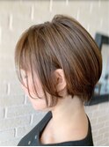 大人可愛いショートボブ