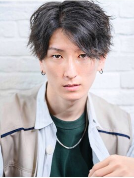 オムヘアー (HOMME HAIR) 【HOMME HAIR 稲田】 波巻き スパイラルパーマ スタイル