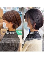 アッシュ 等々力店(Ash) ナチュラルショートボブ