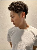 直毛さんおすすめ♪かきあげツーブロック癖毛風パーマ☆