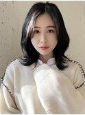 【branch 鬼塚】 韓国風　暗髪　大人くびれミディアム