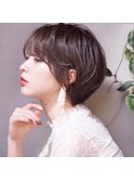 atelier.fem　柔らかいグレージュショート