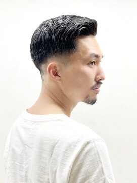 モリゲン フェローシップ レグ(MORIGEN fellowship REGU) サイドパートかき上げスキンフェードビジカジ0604