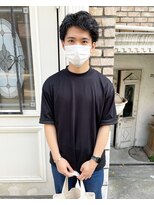 表参道roijir アップバング×スパイラルパーマ