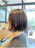 大人のシンプルオシャレな大人ショートボブ！(店長　イカリ)