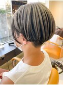 【 [オージュアサロン/恵比寿]サーフェスカラー/ショートボブ