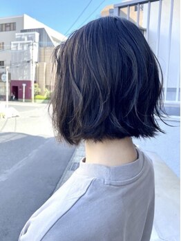 メロウ(Mellow)の写真/ツヤ感たっぷりの美髪に♪"自分らしさ"にワンポイントのオシャレをプラスするデザイン提案が嬉しい☆