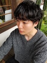 テントヘアー(tent hair) 春風パーマ男子最強説