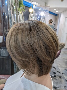 ヘアリゾートエーアイ 浅草店(hair resort Ai) グランマッシュ/バレイヤージュ/ミルクティーベージュ/