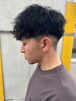 ニアウ 太田店(Niau)&nbsp;ツイストスパイラルパーママッシュメンズパーマ波巻きパーマ